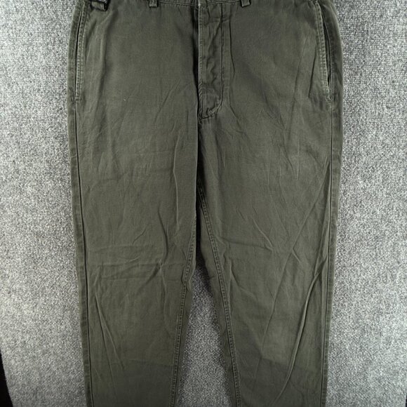 VTG Stone Island Pants Italy Made Size 50 Cotton Straight Fit ACTL 31X32 Adult - Picture 1 of 16